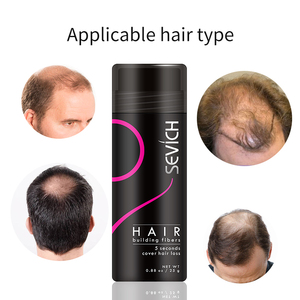 Kératine organique de marque privée, poudre épaisse de 25g, applicateur noir à pompe, fibres de renforcement des cheveux - Product Image 6