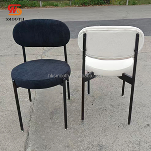 SMOOTH High Quality Wedding Furniture Oval Back Gold Metal <b>Stackable</b> Banquet Dinning <b>Chairs</b> - Product Image 4