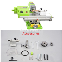Mesin bubut kayu Mini 1200W 220V LY 3309 miniatur Buddha manik-manik alat mesin bubut dengan 4 rahang Chuck pertukangan