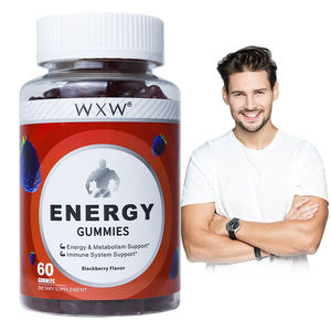 Gomitas Energéticas WXW Stock, Suplementos que Apoyan la Energía Muscular, Vitamina B12, Gomitas de Maca Energéticas, Apoyan la Energía Saludable - Product Image 1