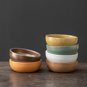 Harmony Restaurant Diverses Couleurs Pas Cher Poterie Grossière Épice Condiment En Céramique Japonais Sauce De Soja <span class=keywords><strong>Plat</strong></span> - Product Image 3