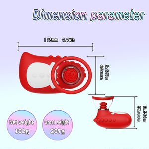 Weibliche Brustwarze Adult Sexspielzeug Bett Saugen Zunge lecken G-Punkt lecken lange Zunge Klitoris geformte <span class=keywords><strong>Vibrator</strong></span> für Frau - Product Image 5