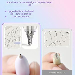 Cute Kawaii 0.5mm Plastic Gel <b>Pen</b> Cloud Donut Design with Fast-Dry Crystal Black Ink Lucky Charm Style for Students - Product Image 4