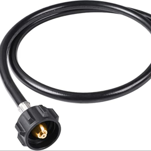 Adaptador de manguera de propano de 1lb a 20lb, Compatible con estufa <span class=keywords><strong>Coleman</strong></span>, plancha de piedra negra, calentador de propano - Product Image 1