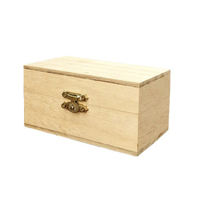 Boîte de rangement en bois rectangulaire, longueur 15 cm, épaisseur 0,8 cm, personnalisable pour bijoux, bonbons, produits de santé - Product Image 4