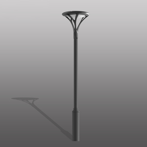 4m Solar & <b>Battery</b> Powered IP65 AC LED Pole Garden Light Lamp Post Vintage Outdoor Street Lamp - Product Image 4