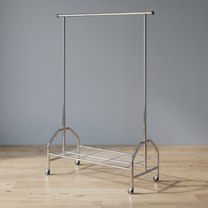 Porte-vêtements de rangement robuste et peu encombrant, design industriel moderne, essentiel pour la maison, le bureau et la buanderie - Product Image 3