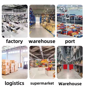 Baru portabel elektrik hidrolik mengangkat telapak tangan datar empat roda 48V baterai Lithium simret truk pabrik - Product Image 6