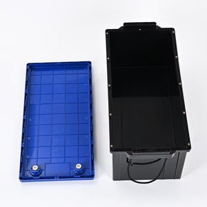 กล่องแบตเตอรี่แบบถอดได้พร้อมฝาปิดแบบสกรู - กล่อง ABS ขนาด 12V 200AH (522x238x218 มม.) สำหรับการประกอบชุดแบตเตอรี่ลิเธียมแบบกำหนดเองและการจัดเก็บพลังงาน - Product Image 2