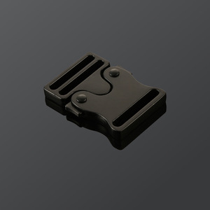 Alloy Clip Buckle 25mm Black Durable For Bags Backpacks <b>Webbing</b> Adjustment Safety Accessory - Product Image 3