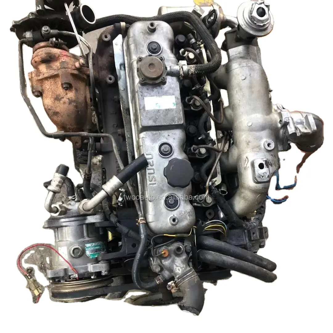Motor usado original japonês 4ja1 4jb1, motor de turbocompressão usado genuíno
