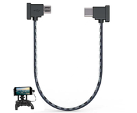 Kabel Data OTG Tablet Ponsel Tipe C Mikro USB 90 Derajat Kabel Konektor Sudut Kanan, untuk Mavic Mini/SE/PRO/2