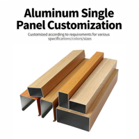 Plafonds en aluminium sur mesure, ignifuges, faciles à installer, pour hôtels, centres commerciaux, restaurants, hôpitaux, taille et couleur personnalisables