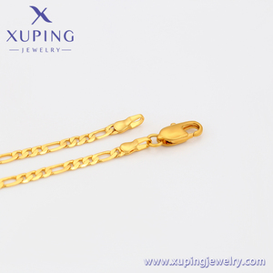Bijoux xup en or 24k, Simple chaîne de luxe, <span class=keywords><strong>collier</strong></span> de Couple, bon marché, arabie saoudite, plaqué, vente en gros, A00896115 - Product Image 3