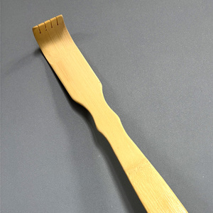 Wholesale 100% Natural Bamboo Handheld <strong>Back</strong> <strong>Scratcher</strong> with custom logo Long Reach Pick Body Massager for Itching Relief - Product Image 3