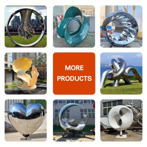 รูปปั้นกอริลลาสแตนเลสขนาดเท่าของจริงสำหรับสวนกลางแจ้ง - Product Image 4