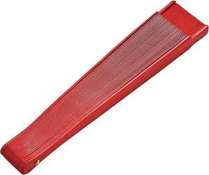 Abanico Plegable de Madera Español de Color Sólido, Abanico Grande para Danza, Actuaciones, Bodas y Decoración del Hogar - Product Image 4