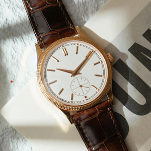 Montre OEM/ODM vintage classique élégante pour femme, cadran ultra-fin, mouvement automatique, fond transparent, bracelet en cuir véritable, style raffiné - Product Image 5