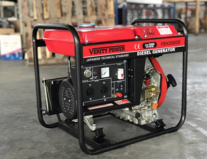 Factory Price Open Frame Type Air-cooled, <b>Generator</b> 5.5kva diesel Price, Engine, OEM - Product Image 5