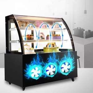 Réfrigérateur portable à double porte, 20 l, vitrine de réfrigération, affichage de gâteaux, réfrigérateur commercial, congélateur à domicile - Product Image 3