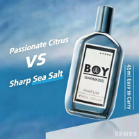 Parfum en spray de luxe longue durée au parfum d'agrumes pour homme, idéal pour les soirées, taille standard