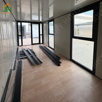 Bureau Modulaire Préfabriqué en Conteneur Personnalisable à Assemblage Rapide 20 pieds, Espace de Travail Résistant aux Intempéries pour Villa et Appartement, Style Moderne
