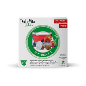 Dolce Vita Sottobosco 10 Capsule Compatibili Nespresso Infusore per Tè 0,11g/Capsula - Product Image 1