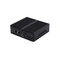 OEM barato ordenador sin ventilador N100 DDR5 Nvme Barebone Serial puerto paralelo RS232 Linux automatización Industrial Mini PC