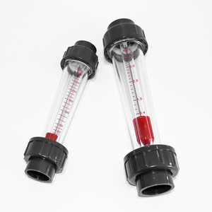 Rotamètre à air Tube en verre avec valve Rotamètre à eau/Débitmètre à verre Rotamètre anti-corrosion en verre pour chlorinatros - Product Image 4