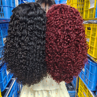 Perruque Bouclée Pixie Cheveux Humains Brésiliens Perruques Sans Colle 5X5 300% Gros Cheveux Naturels Avec Perruques Frontales Full Lace HD Pour Femmes