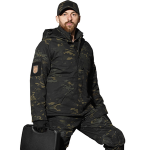 <span class=keywords><strong>Custom</strong></span> Logo Winddichte Tactische Softshell Jack Voor Heren Buiten Waterdichte Camping En Jachtjack - Product Image 2