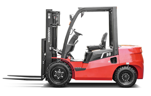 รถยกฮังชา รุ่น A2 เครื่องยนต์เบนซิน  รับน้ำหนัก 1,500-3,800 กิโลกรัม 3 ตัน ใหม่ ขับเคลื่อนล้อหลัง ระยะยก 3000 มม. - Product Image 6