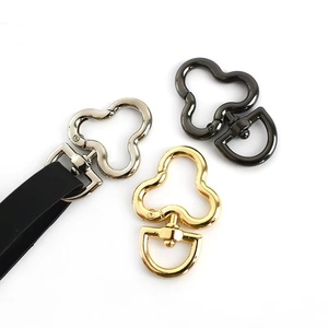 Deepeel F1-6 + bk108 mở mùa xuân Clasp Tự làm Túi phụ kiện hình trái tim Clasp vòng móc chìa khóa túi Mặt Dây Chuyền Xoay Snap móc - Product Image 5