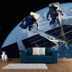 Papier peint mural 3D pour chambre à coucher, thème ciel étoilé, espace, science et technologie, musée, fond de boîte 3D, astronaute - Product Image 4