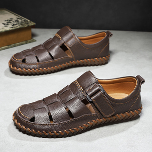 <span class=keywords><strong>Sandales</strong></span> <span class=keywords><strong>de</strong></span> pêcheur pour hommes et femmes, chaussures <span class=keywords><strong>de</strong></span> marche et <span class=keywords><strong>de</strong></span> <span class=keywords><strong>randonnée</strong></span> en plein air, chaussures <span class=keywords><strong>de</strong></span> plage, sport, <span class=keywords><strong>cuir</strong></span> microfibre, été, faites à la main, bout couvert - Product Image 5