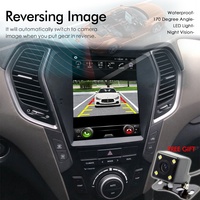 4G LTE Android 13 pour Hyundai Santa Fe 2013 2014 2015 2018 IX45 Lecteur DVD de voiture multimédia de type Tesla Navigation GPS Radio