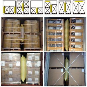 ถุงลมกันกระแทกสำหรับขนส่งสินค้า ทำจากโพลีโพรพิลีนทอ รีไซเคิลได้ 100%  ความดัน 3 psi สำหรับตู้คอนเทนเนอร์ รถบรรทุก รถไฟ และการขนส่งทางทะเล - Product Image 3