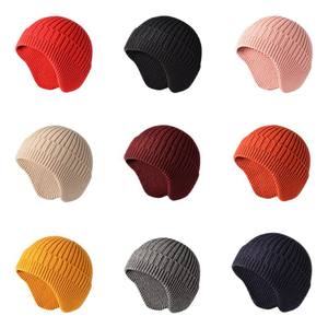 Bonnets tricotés hiver épais chaud protection des oreilles chapeau hommes et femmes en plein air résistant au froid chapeaux chapeau en laine - Product Image 1