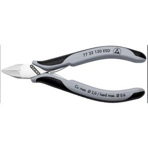 KNIPEX - 77 32 130 Pince de coupe latérale ESD pour l'électronique avec tête pointue-Pince et coupe électronique EAN 4003773089193 - Product Image 1