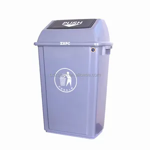 40L No Wheel çöp geri dönüşüm çöp kutusu plastik çöp tenekesi tekerlekli çöp çöp kutusu açılır