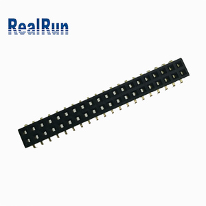 Khớp nối chân cái điện tử OEM 2.54 2.0 1.27 1.0 0.8 mm, đầu vào kép, kiểu DIP, lắp đặt bề mặt (SMT), PCB, đầu nối 2.0mm, vỏ dây - Product Image 3