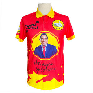 T-shirt promotionnel blanc uni pour campagne électorale, vente en gros, pas cher, impression personnalisée - Product Image 1