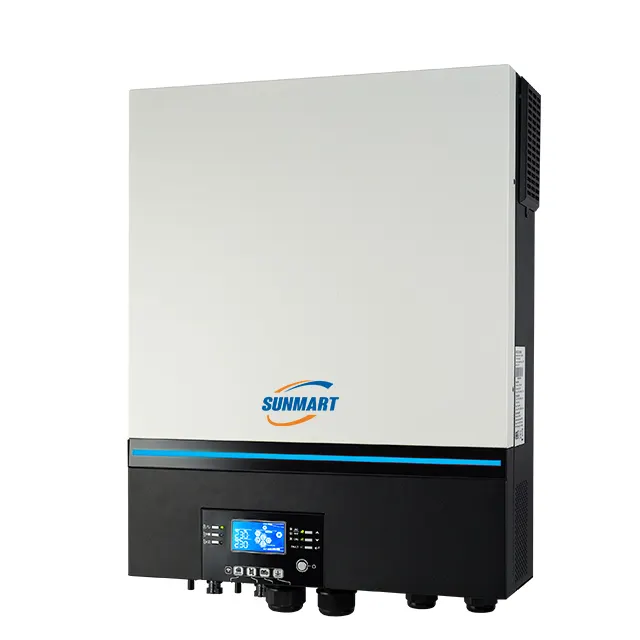 Axpert MAX 8KW 48V солнечный гибридный инвертор с 500V входное напряжение PV 120A со слежением за максимальной точкой мощности солнечное зарядное устройство + Встроенный Wi-Fi передатчик