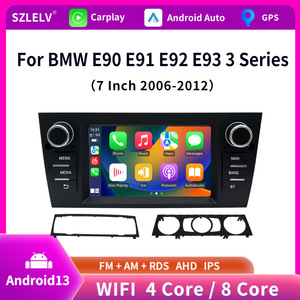 ระบบควบคุมกลางรถยนต์ Android ขนาด 7 นิ้ว ที่ใช้งานร่วมกันได้กับรถยนต์ซีรีส์ 3 รุ่น E90 E91 E92 E93 พร้อมหน้าจอขนาดใหญ่ ระบบนำทาง กล้องมองหลัง และแผงหน้าปัด - Product Image 2
