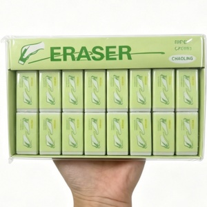 Borrador de Color Blanco de Calidad Superior para Estudiantes Escolares, Borrador de Lápiz Banana, Caja Verde, Suministros de Papelería Creativa para Exámenes - Product Image 4