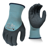 Guantes de Trabajo XINGYU de Poliéster y Látex DUMAX con Espuma Arenosa, Calibre 13, Antideslizantes, para Uso Diario, Procesamiento de Hardware, Jardinería y Agricultura