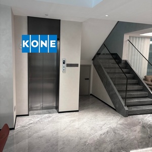Ascenseur pour passagers de marque KONE, ascenseur complet à traction sans engrenage AC, en acier inoxydable, résidentiel - Product Image 2