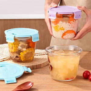 BPA İçermeyen Cam Gıda Saklama Öğle Yemeği Bento Kutusu Sızdırmaz ve Fırın/Dondurucu Güvenli Yemek Hazırlık Kapları - Product Image 2