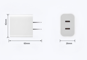 Sạc tường <span class=keywords><strong>USB</strong></span>-C PD 3.0 40W bán chạy với công suất 20W cho laptop /// Bộ chuyển đổi du lịch có hộp - Product Image 6