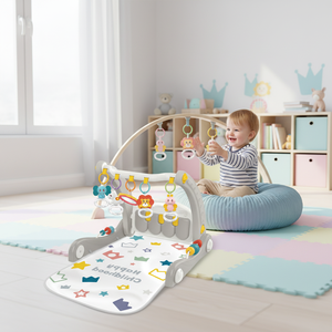 Alfombra de Juego Multifuncional 2 en 1, Andador y <span class=keywords><strong>Gimnasio</strong></span> de Actividades con Piano para Bebés, Juguete Musical de Plástico ABS, 0-24 Meses - Product Image 3